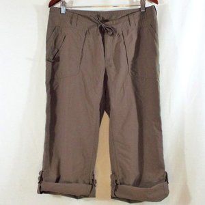 The North Face Pants Hiking Convertible Capri Shorts roll up Nylon Pockets 12